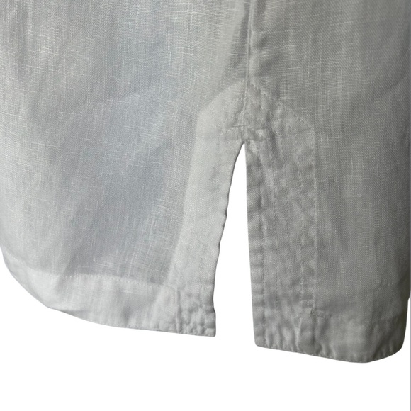 John Mark Linen Tunic White With Multicolor Embroidered Excellent Size S - Picture 6 of 13